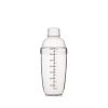 Bình lắc pha chế shaker nhựa vạch đen 530ml/70ml