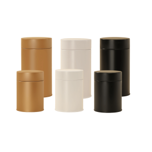 Hộp thiếc đựng trà cao cấp, nắp xoáy kín khí, không gỉ