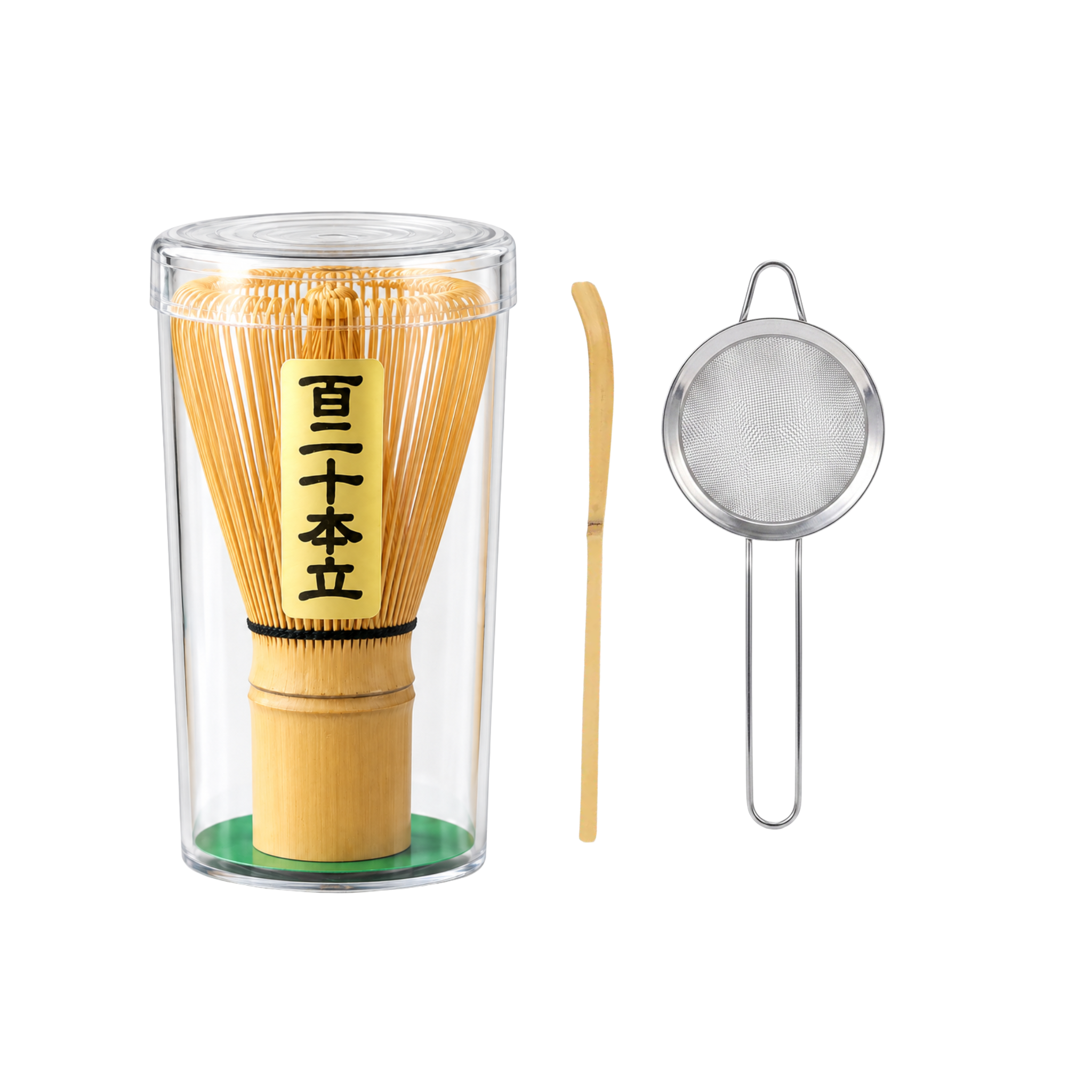 Combo Chổi Chasen Đánh Matcha, Đế Gác Chổi, Thìa Tre, Rây Lọc Inox Giá Rẻ Chính Hãng Phong Cách Nhật Bản - Ảnh 4