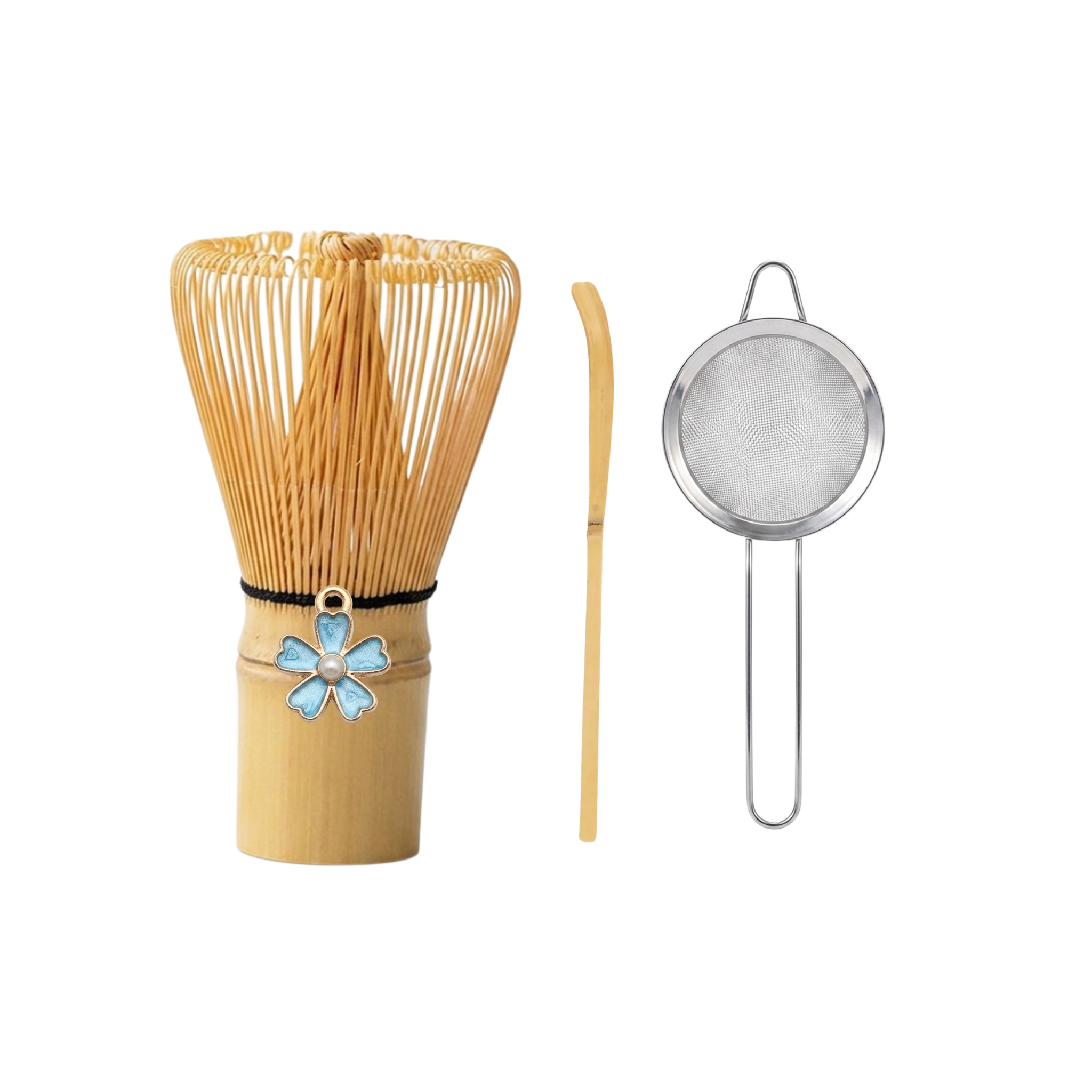Combo Chổi Chasen Đánh Matcha, Đế Gác Chổi, Thìa Tre, Rây Lọc Inox Giá Rẻ Chính Hãng Phong Cách Nhật Bản - Ảnh 5