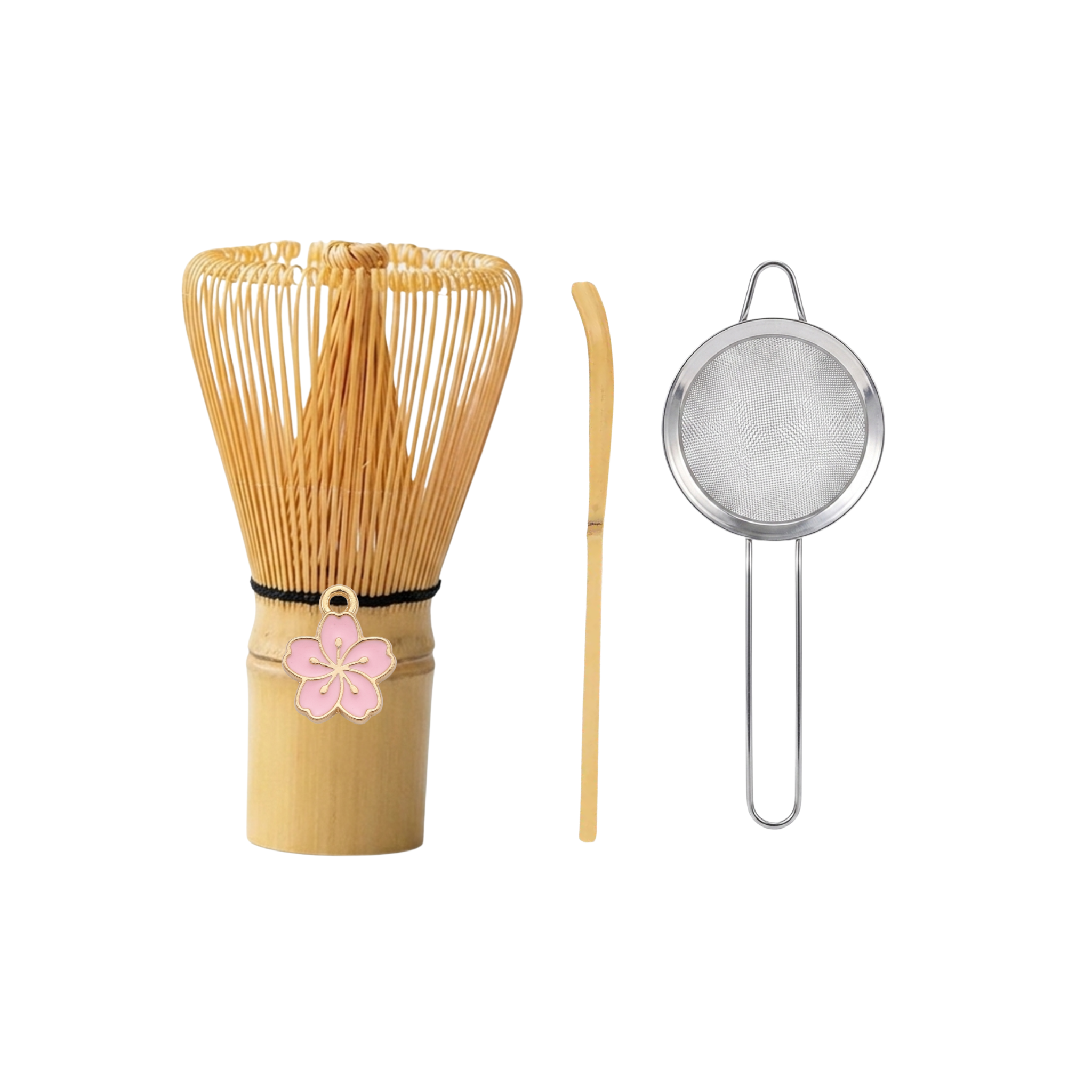 Combo Chổi Chasen Đánh Matcha, Đế Gác Chổi, Thìa Tre, Rây Lọc Inox Giá Rẻ Chính Hãng Phong Cách Nhật Bản - Ảnh 6