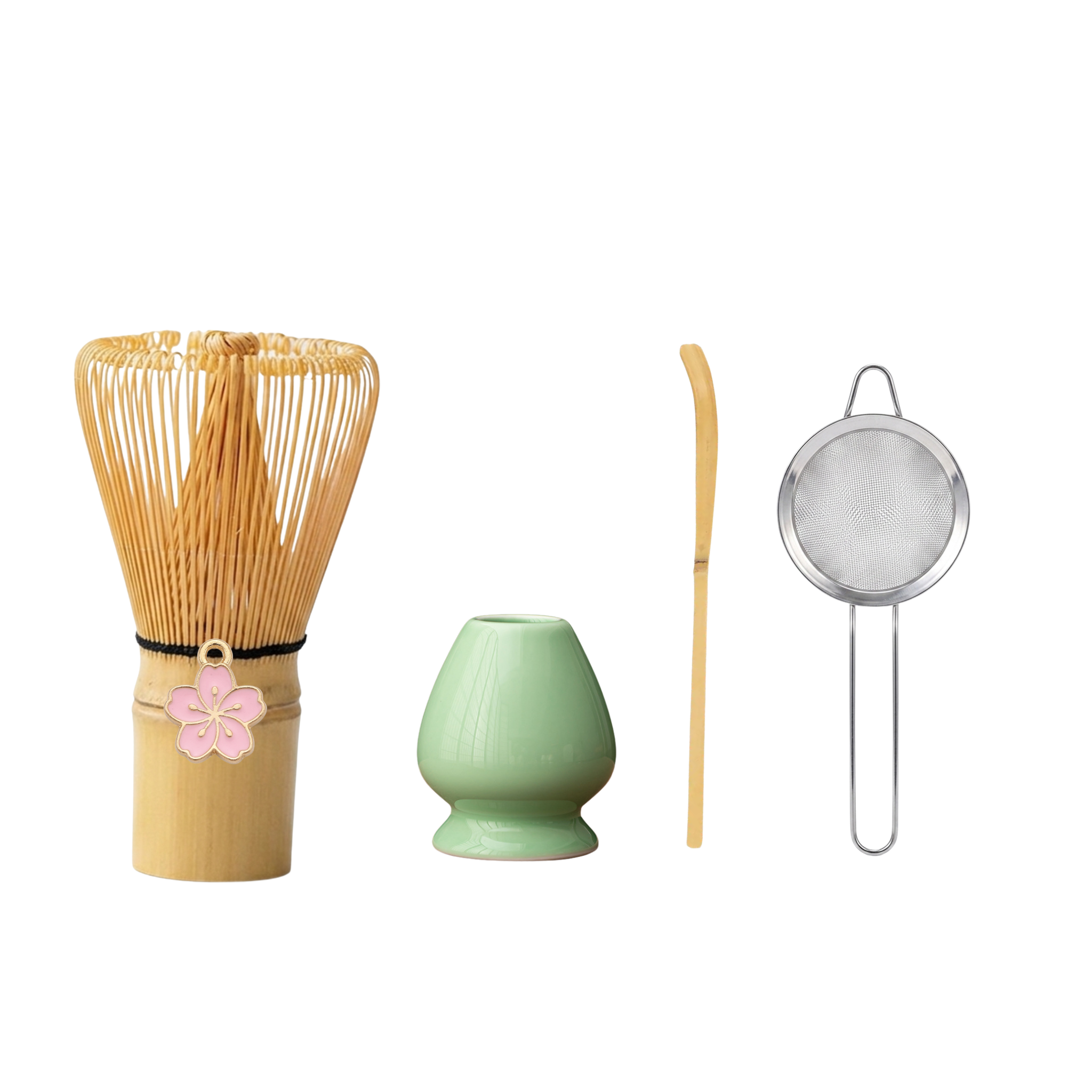 Combo Chổi Chasen Đánh Matcha, Đế Gác Chổi, Thìa Tre, Rây Lọc Inox Giá Rẻ Chính Hãng Phong Cách Nhật Bản - Ảnh 9