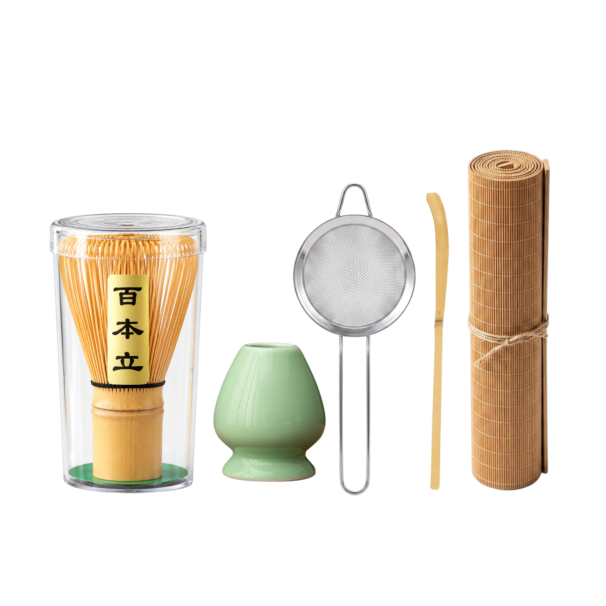 Combo Chổi Chasen Đánh Matcha, Đế Gác Chổi, Thìa Tre, Rây Lọc Inox Giá Rẻ Chính Hãng Phong Cách Nhật Bản - Ảnh 10