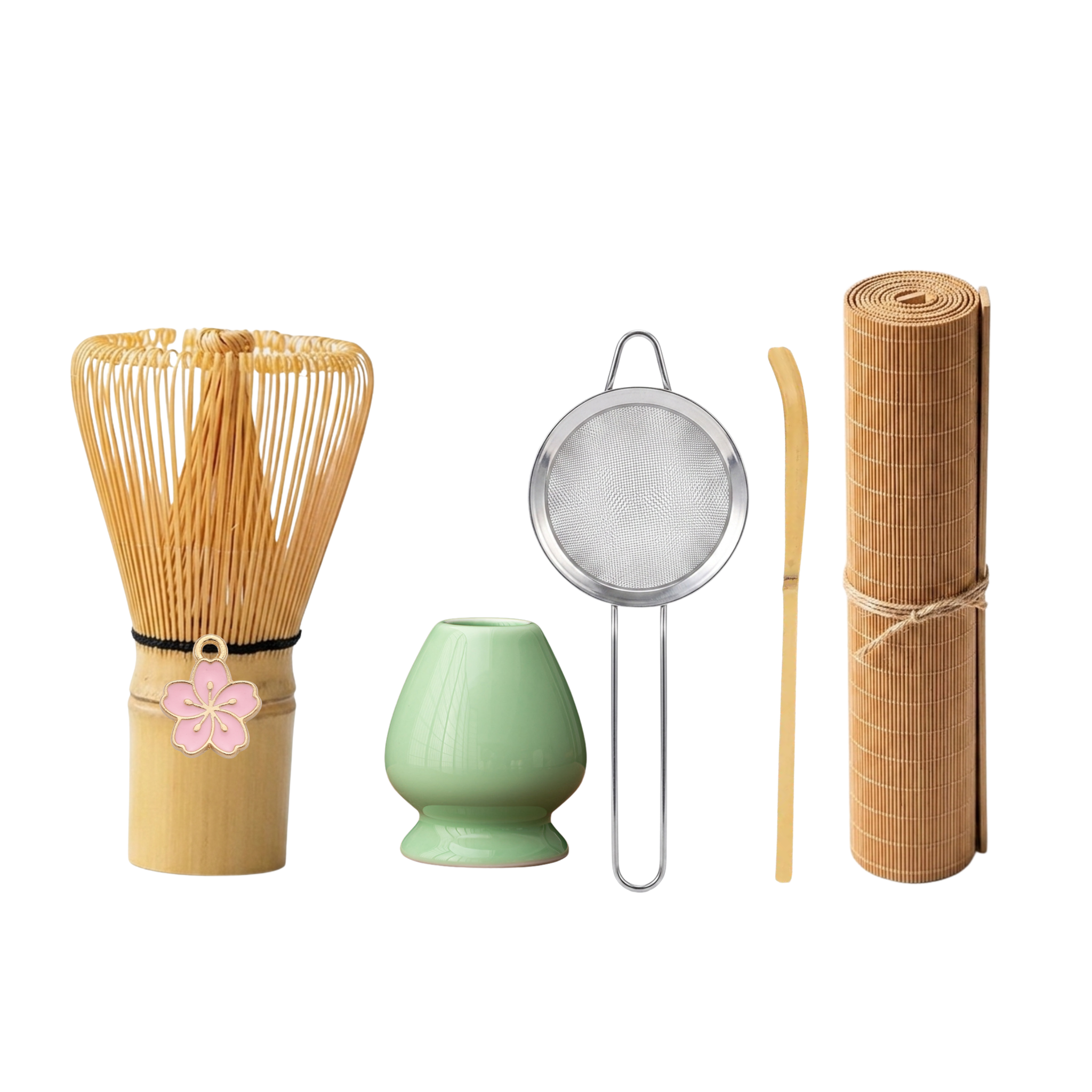 Combo Chổi Chasen Đánh Matcha, Đế Gác Chổi, Thìa Tre, Rây Lọc Inox Giá Rẻ Chính Hãng Phong Cách Nhật Bản - Ảnh 12